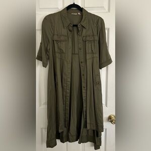Holding Horses Khaki Green Garment